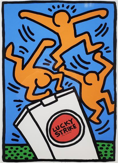 Keith Haring | Lucky Strike 3 | MutualArt