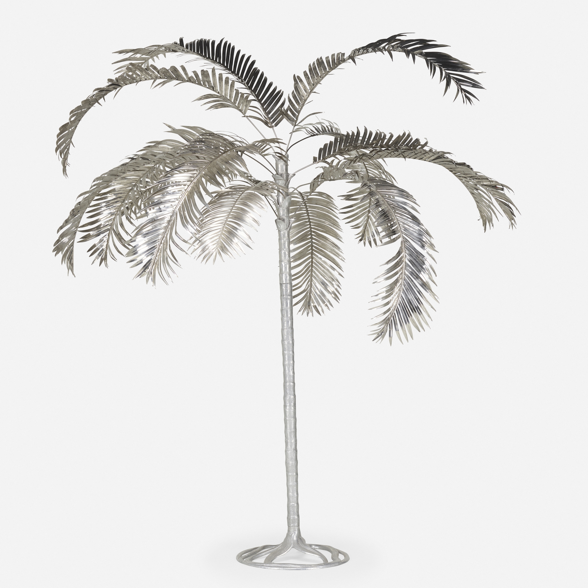 Artwork by Arthur Court, Monumental palm tree, Made of aluminum