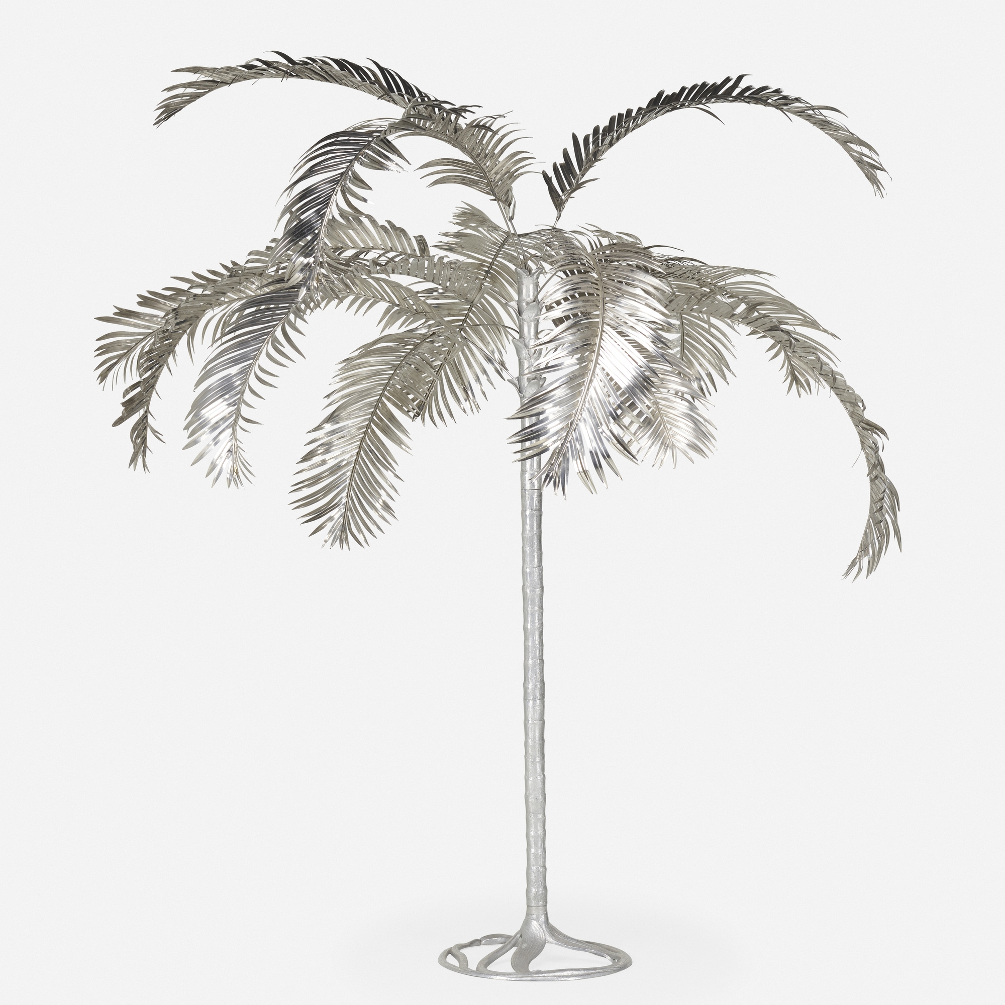 Artwork by Arthur Court, Monumental palm tree, Made of aluminum