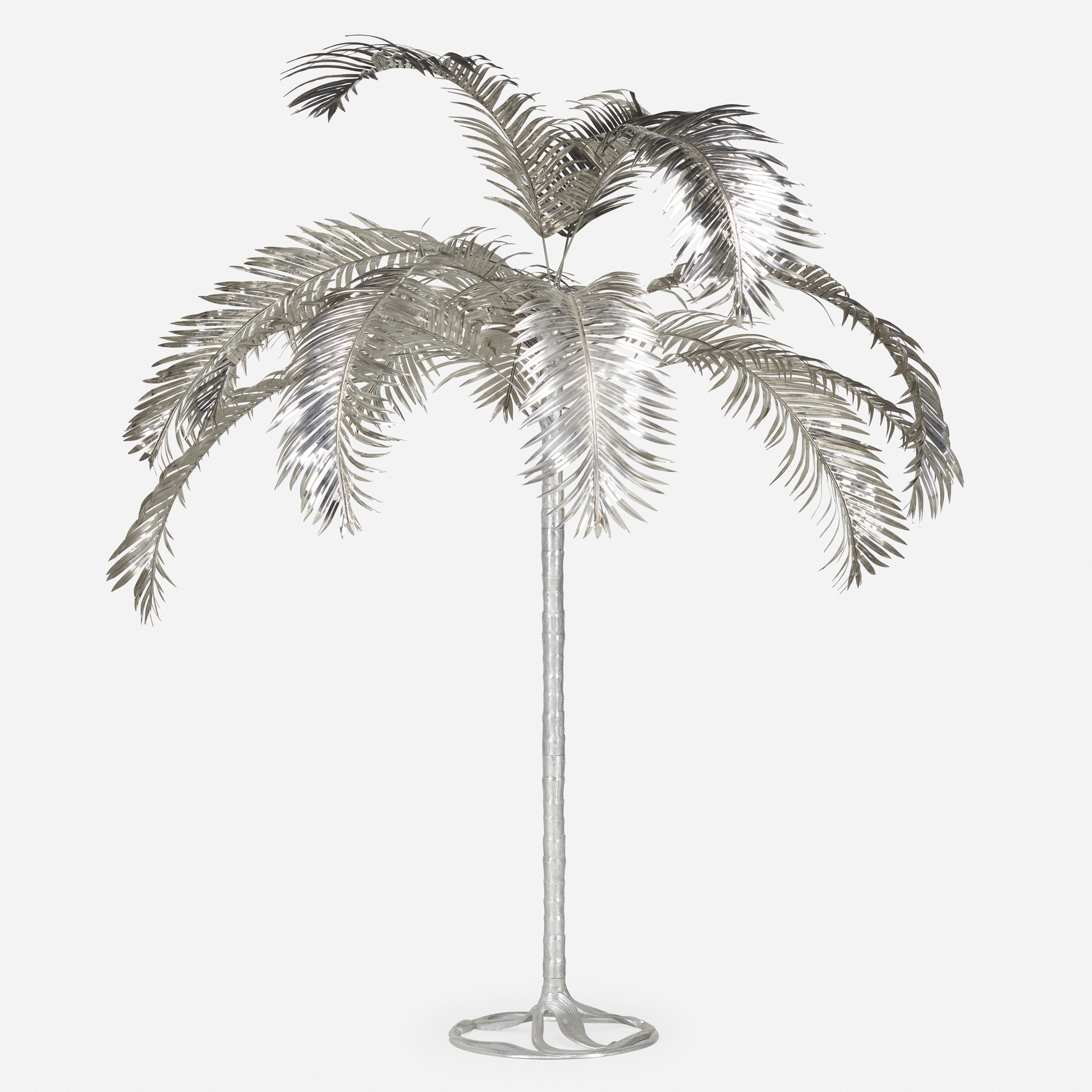 Artwork by Arthur Court, Monumental palm tree, Made of aluminum