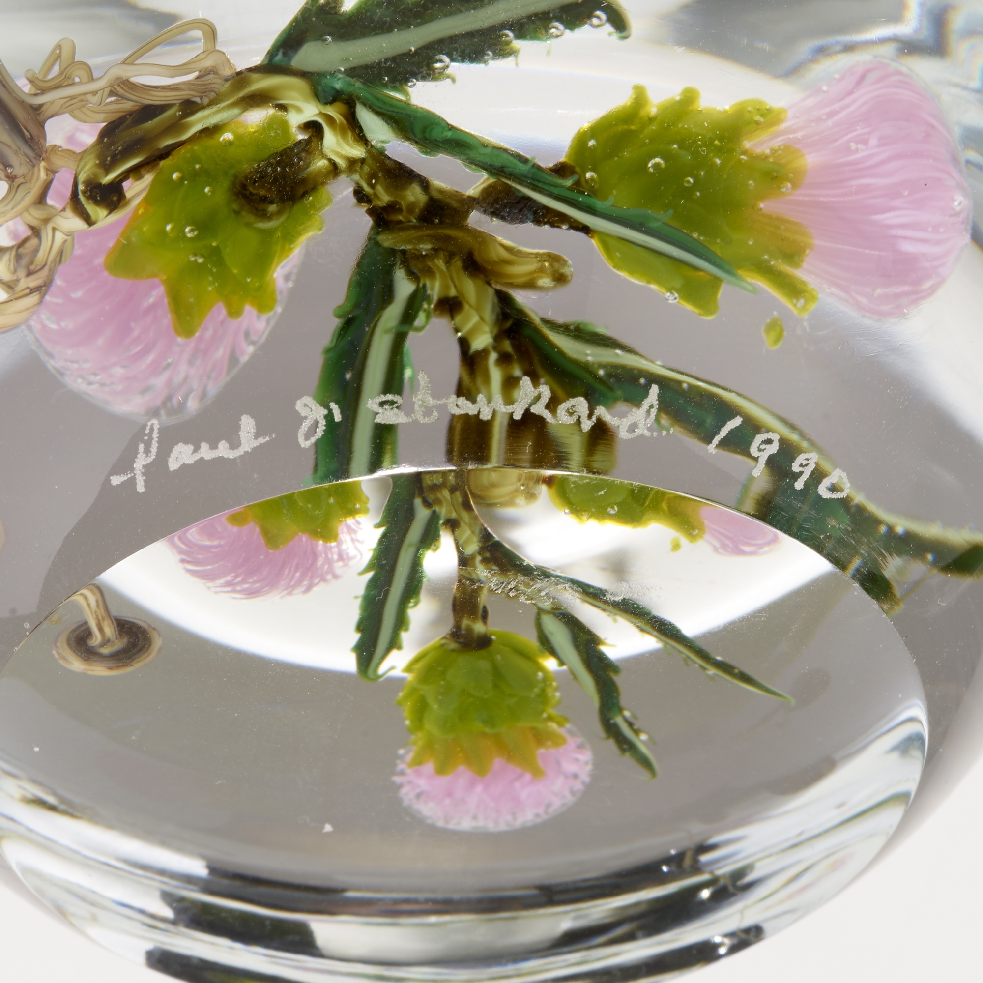 Paul Stankard Botanical paperweights, set of four MutualArt