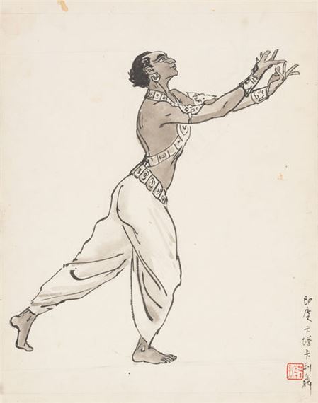 Indian Kathakali Dance by Ye Qianyu