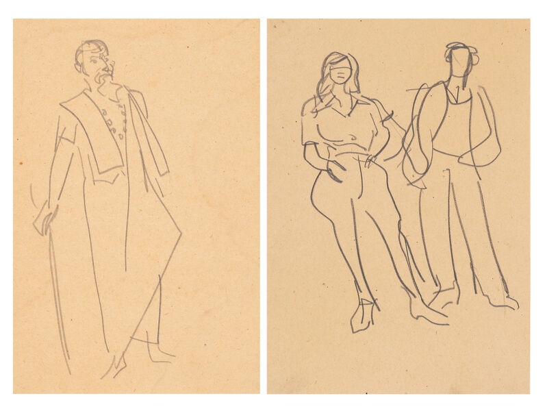 Artwork by Ye Qianyu, Old Indian, tourist, Made of paper