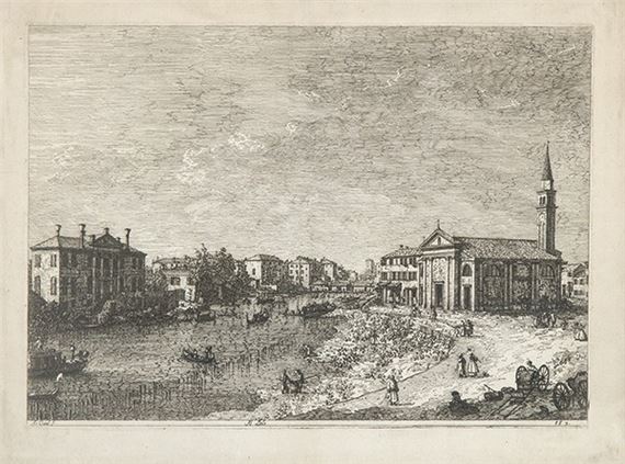 Al Dolo by Canaletto, 1750
