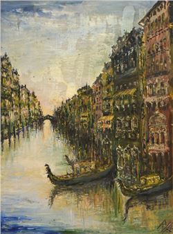 RA, Venetian Canal - Carlo Baccari