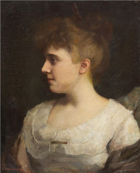Wife of San Antonio Express founder, Paris by Stephen Thomas, 1890