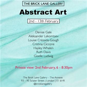 Abstract Art - The Brick Lane Gallery (Sclater Str)