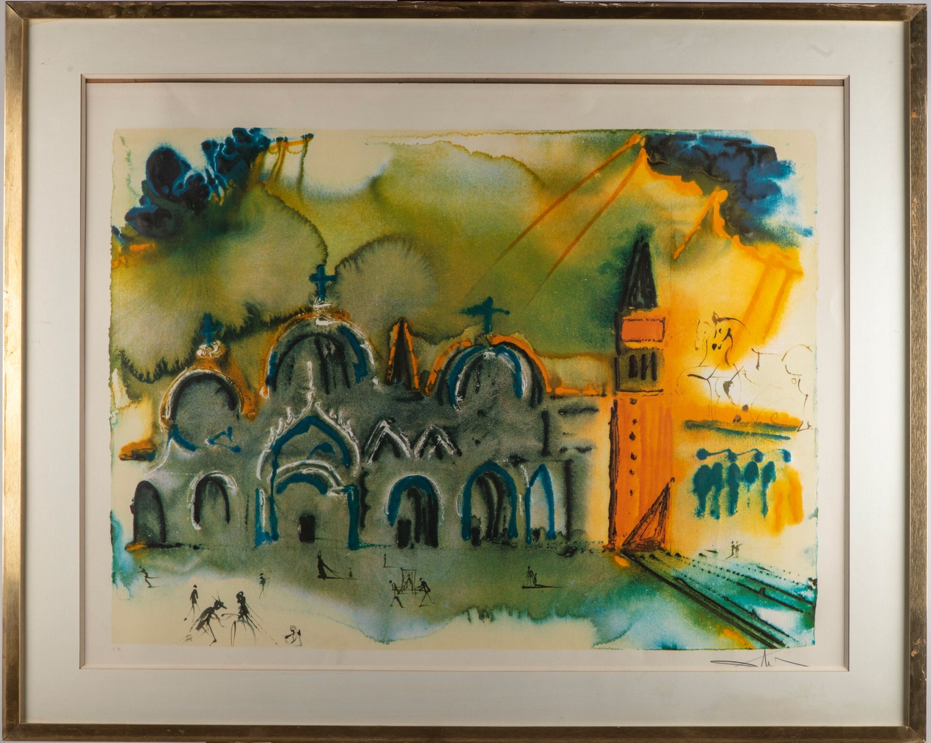 Salvador Dalí Saint Mark's Square in Venice MutualArt