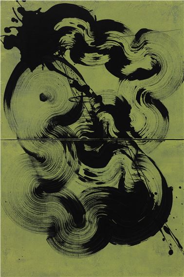 Abstraction-11 (diptych) by Natalia Terebinova, 2020