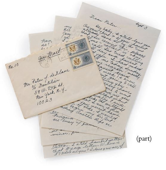 Janis Joplin | A handwritten letter addressed to Peter [De Blanc ...