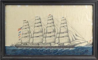 PORTRAIT OF THE SHIP “ELIZABETH D.” - V. Chevalier