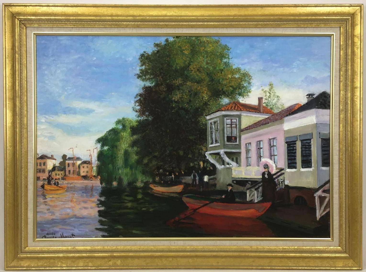 Claude Monet | The Zaan at Zaandam, 1871 | MutualArt