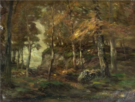 Autumn Forest Landscape by John Semon