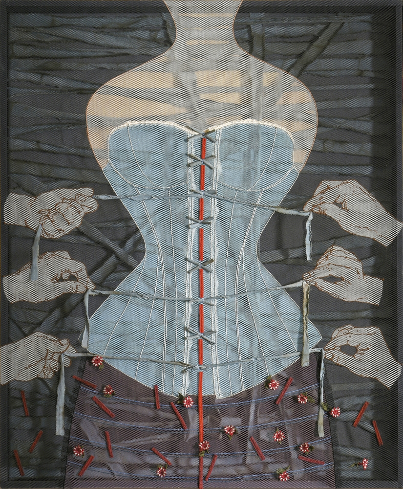 Artwork by Dimitris Skourogiannis, Young dress, Made of mixed media