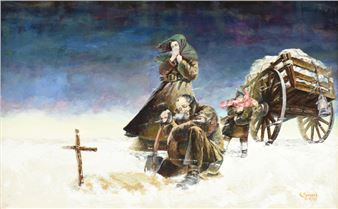 The Mormon Trail - Handcart Immigrants 1856 - Rodney L. Furan