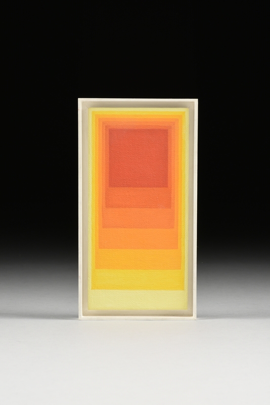 Sybil Edwards | Red to Yellow Gradient Squares (1975) | MutualArt