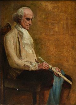 The Pensive Flute Player - Arthur Lemon