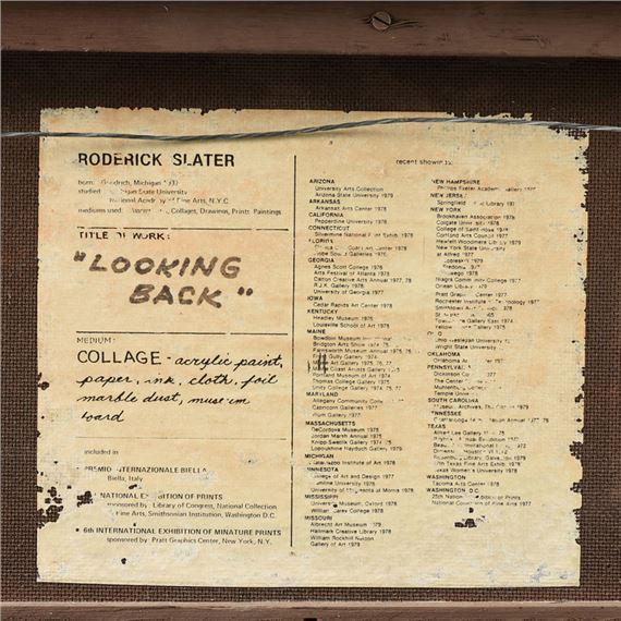 Roderick Slater | Looking Back | MutualArt
