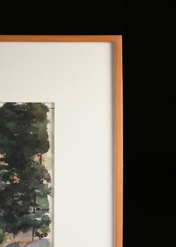 Artwork by Herb Rather, Waterfall, Made of watercolor on paper