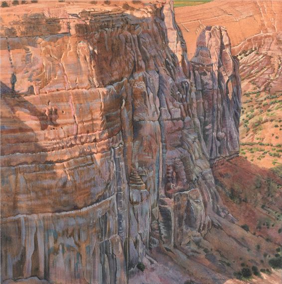 North Wall (Colo. Nat'l Mon.) by Merrill Mahaffey