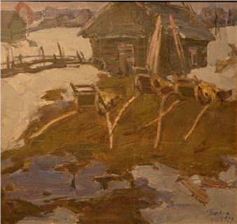 Winter landscape - Victor Belov