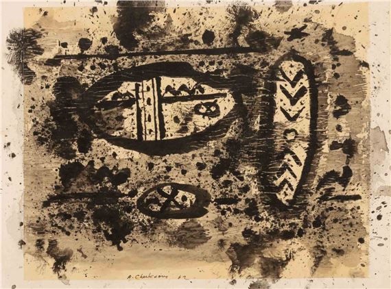 COMPOSITION by Ahmed Cherkaoui, 1962