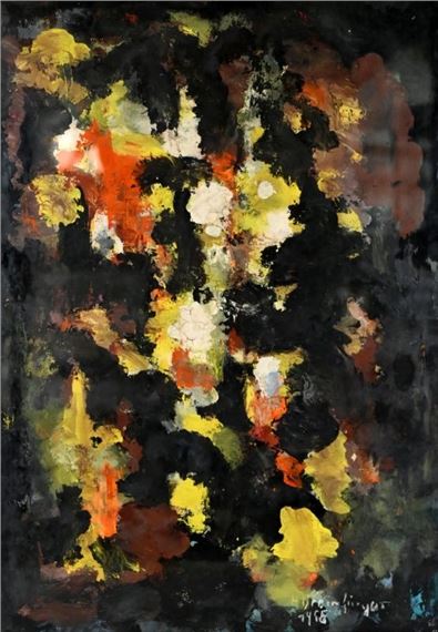 ''Farbkomposition'' by Hans Breinlinger, 1958