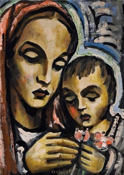 ''Madonna mit Christuskind'' by Hans Breinlinger, 1951
