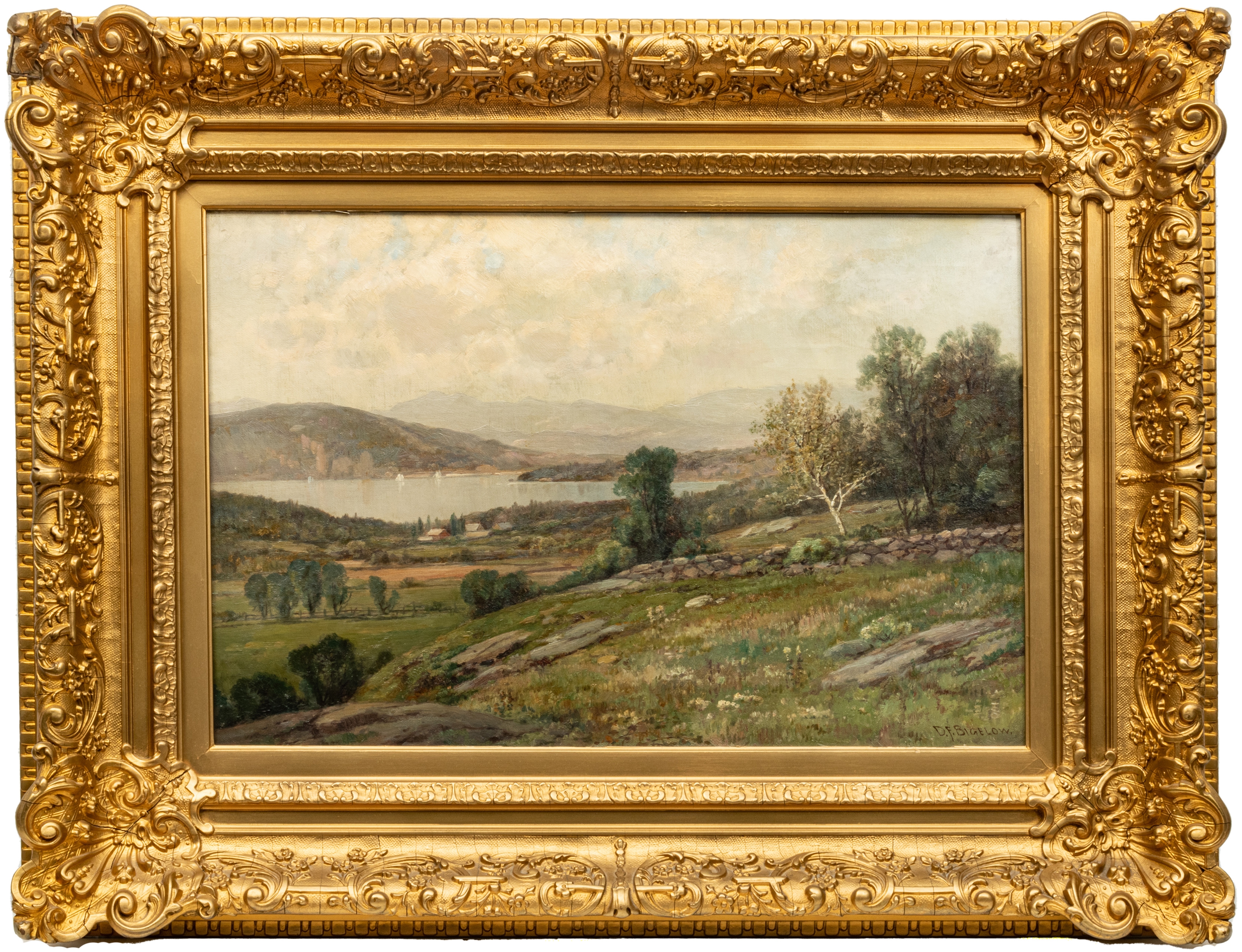 Artwork by Daniel Folger Bigelow, AMERICAN LANDSCAPE, Made of OIL ON CANVAS