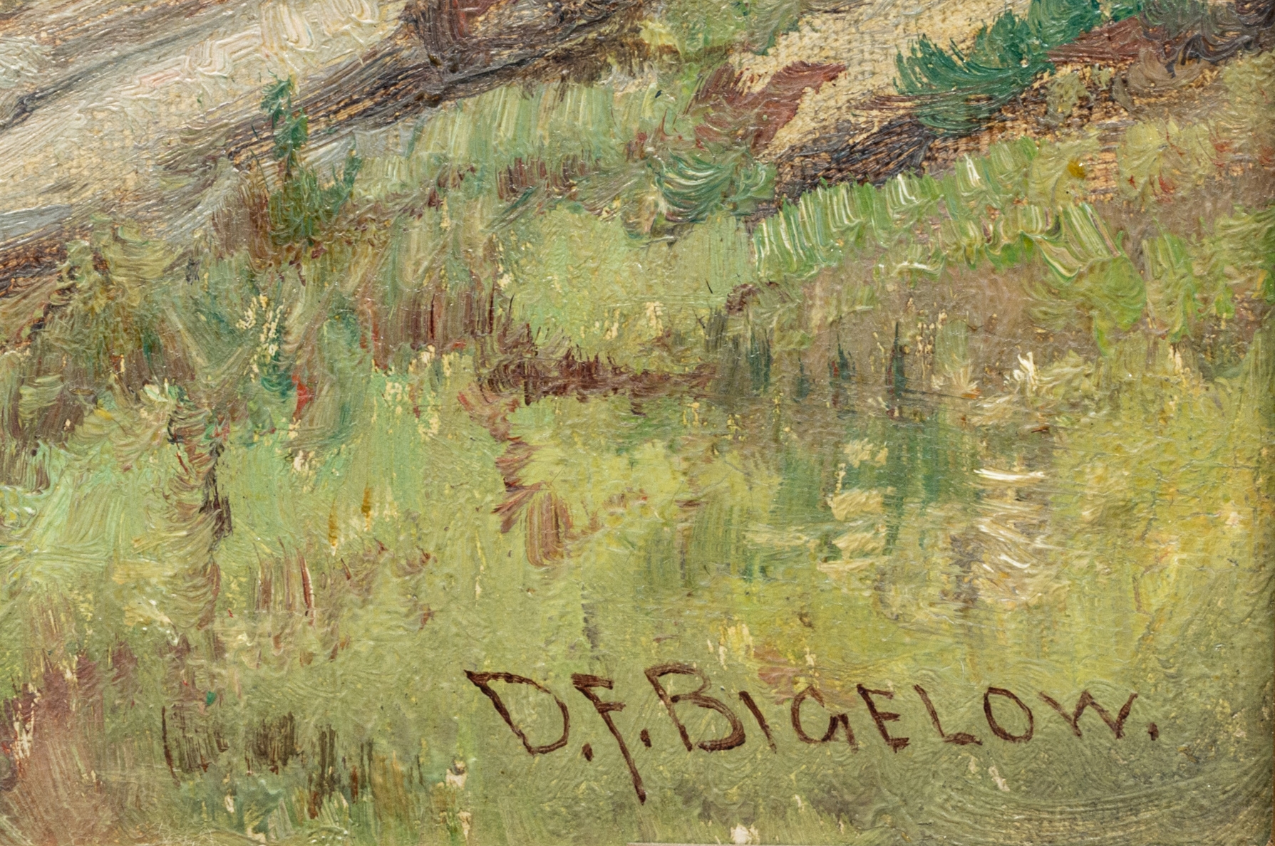 Artwork by Daniel Folger Bigelow, AMERICAN LANDSCAPE, Made of OIL ON CANVAS