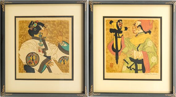 TEMPLE DANCER/THE PUPPETIER by Daniel Sayre Groesbeck