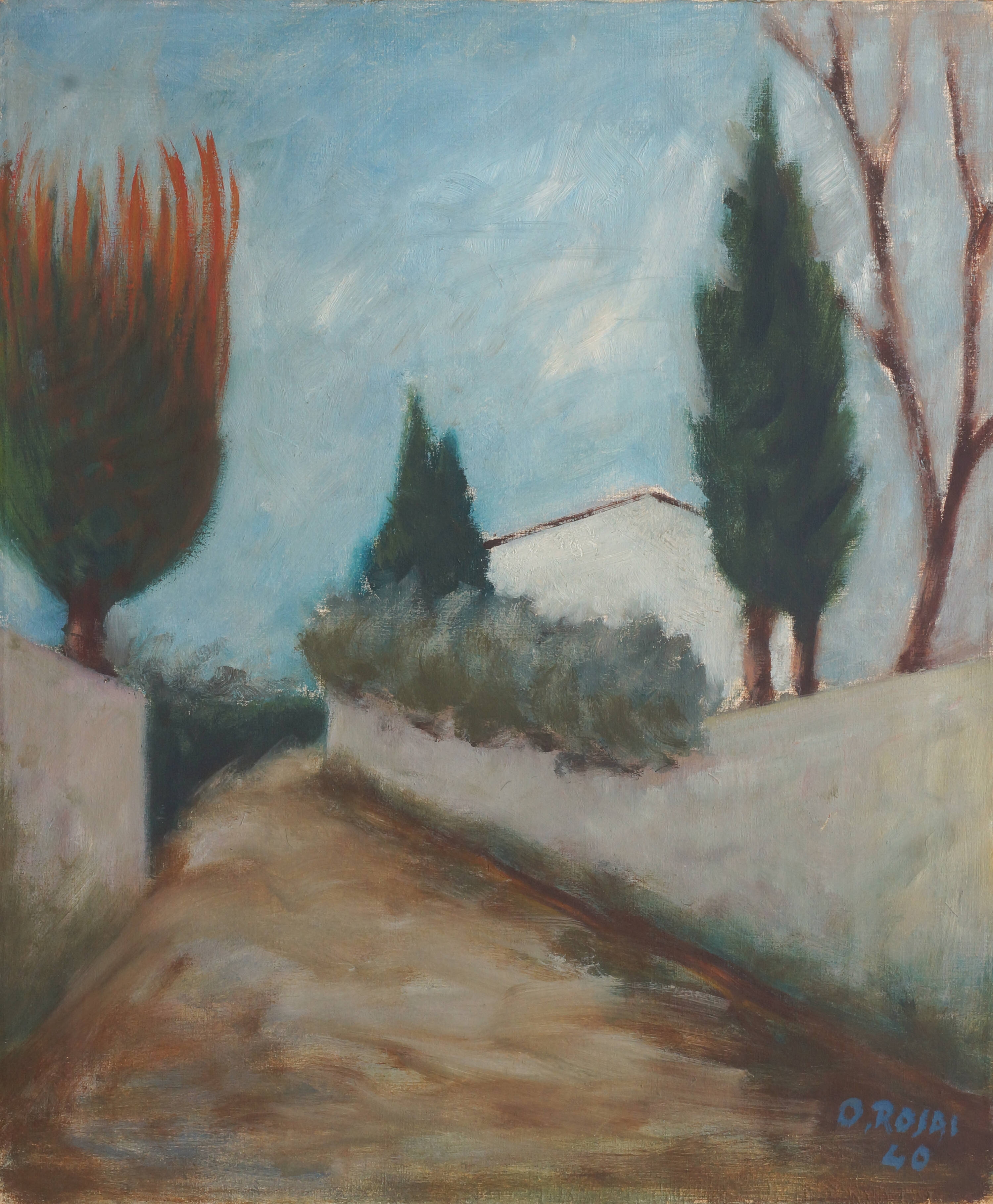 Paesaggio by Ottone Rosai, 1940