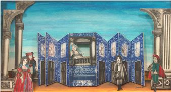 Teatrino - Scenografia del 'Turco in Italia - Gabriele Luzzati