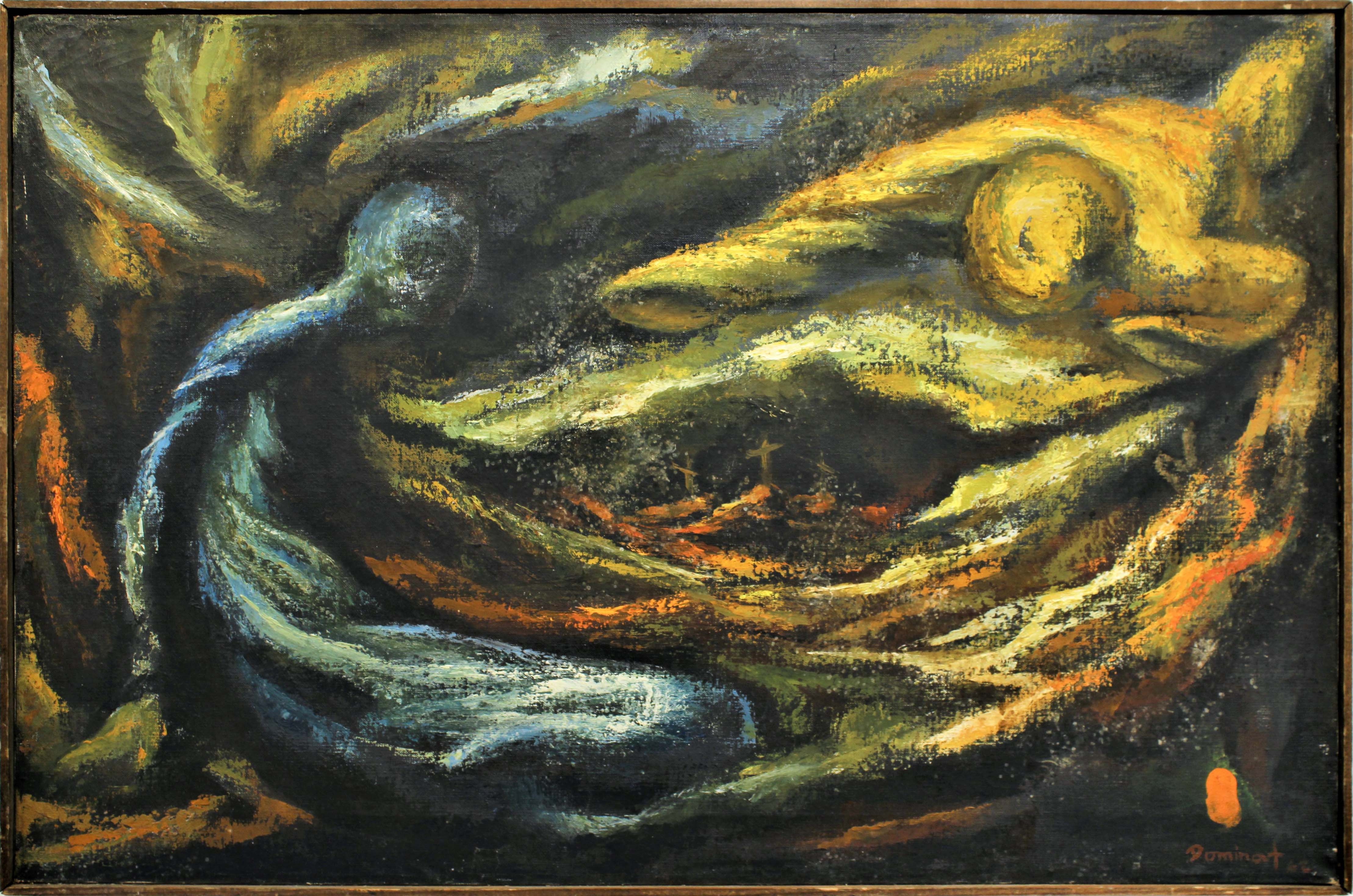 Artwork by Dominat, Untitled, Made of oil on Canvas