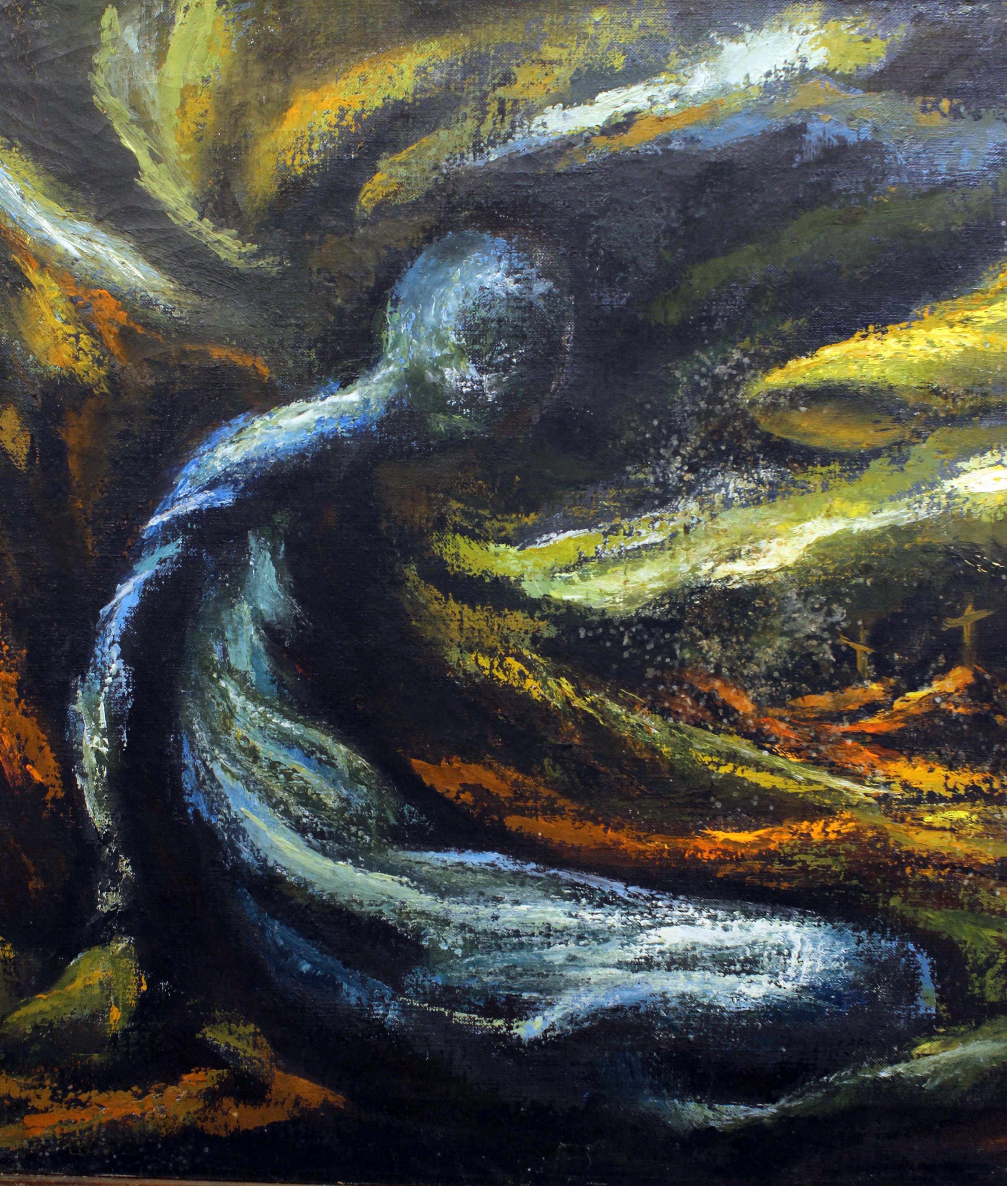 Artwork by Dominat, Untitled, Made of oil on Canvas