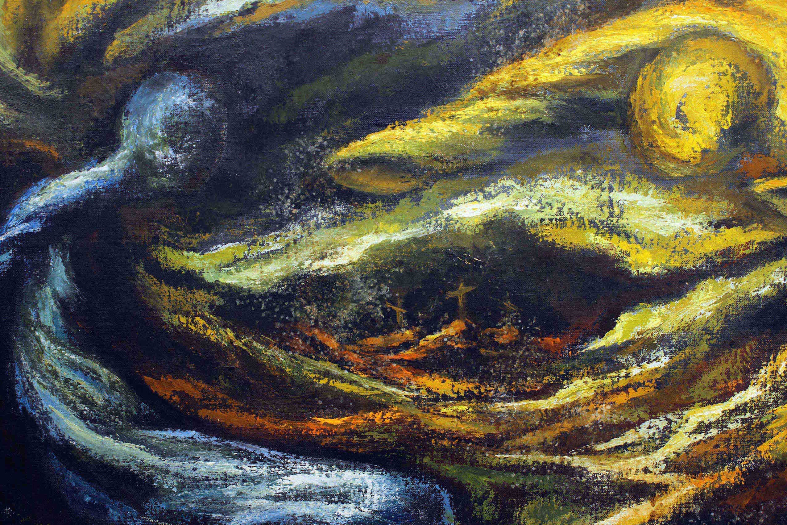 Artwork by Dominat, Untitled, Made of oil on Canvas