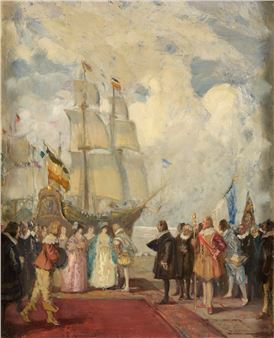 Ankunft der Königin - Walter Geffcken