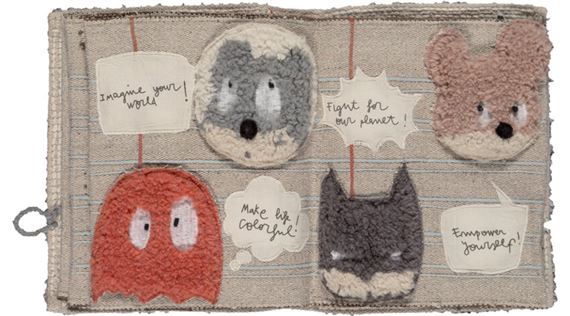 Edgar Plans Rug “Woolable Wall Notes” Edgar Plans | Woolable Rug Wall Notes (2021) | MutualArt