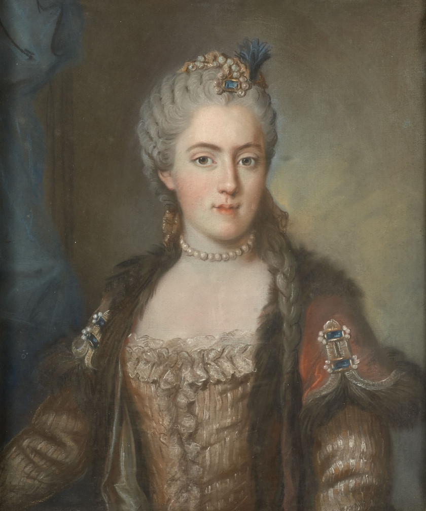 Portrait de Sophie-Philippine-Élisabeth de France (1734 -1782), dite Madame Sophie, fille de Louis XV by Franz Bernhard Frey