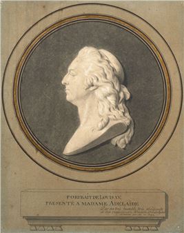 Profil de Louis XV - Adélaïde Hubert