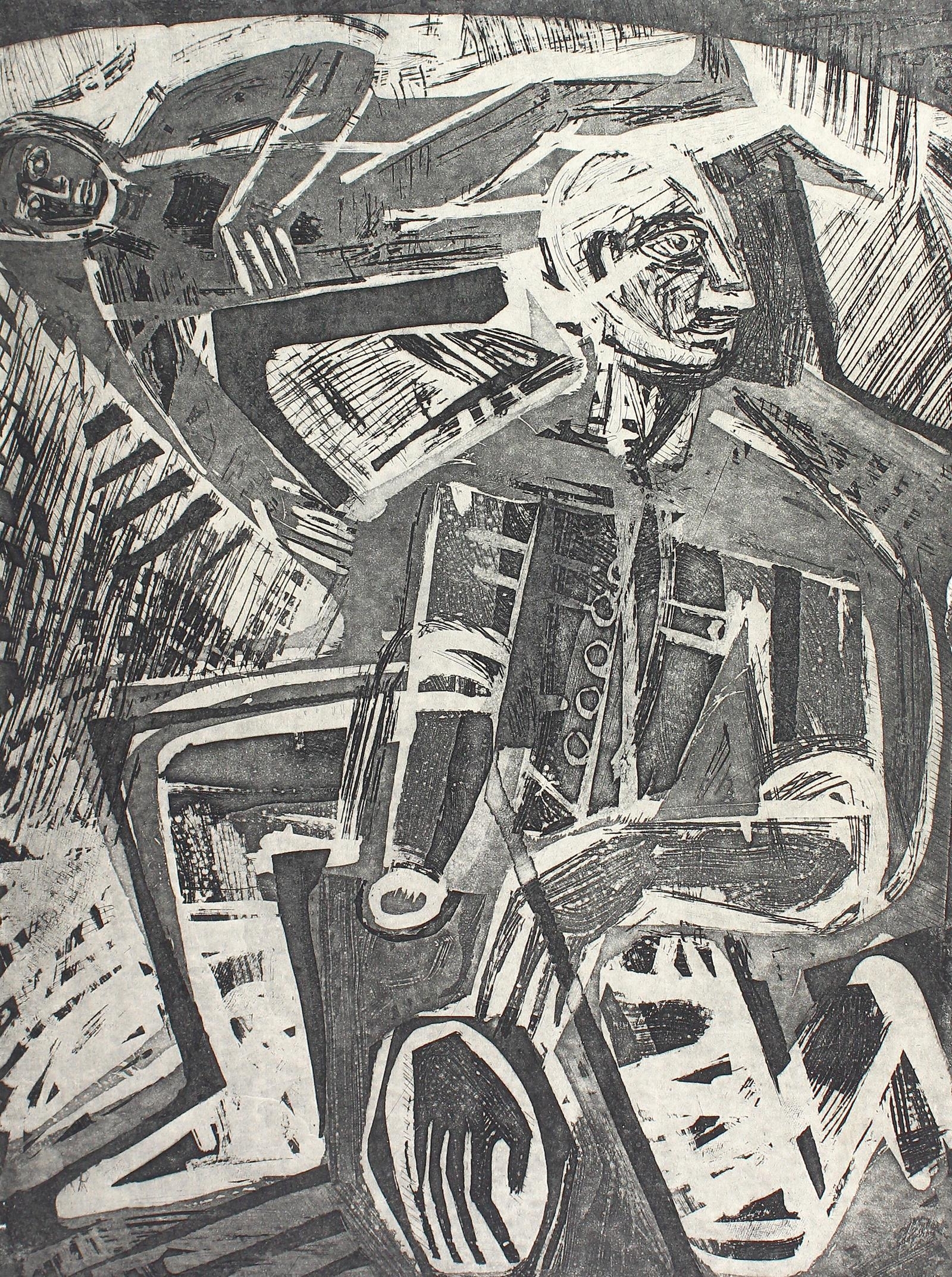 Artwork by Robert Kolbitsch, Konvolut, Made of 13 Radierungen, 2 Lithographien, 3 posters