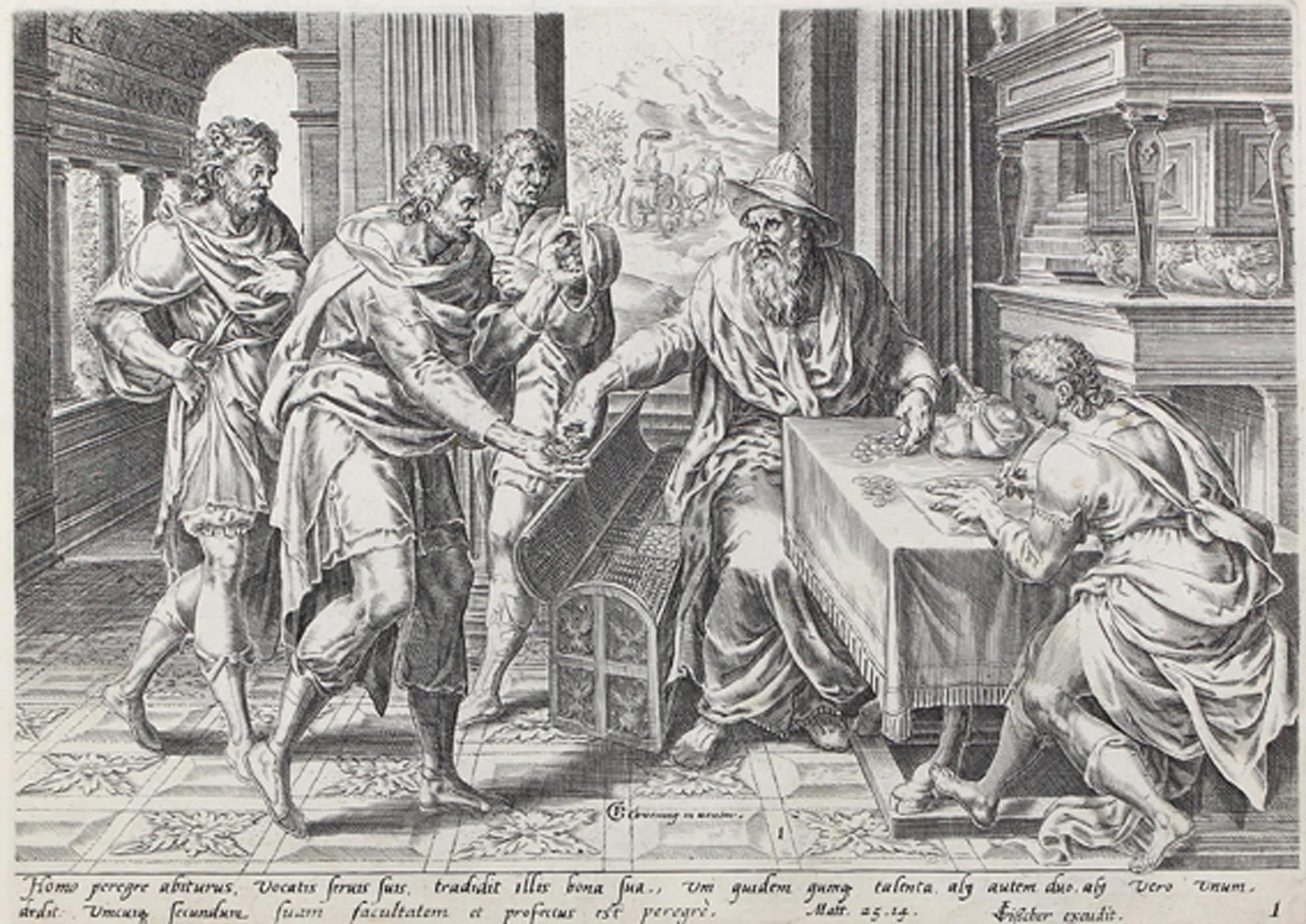 Herman Jansz Muller Das Gleichnis von den Talenten (1590) MutualArt