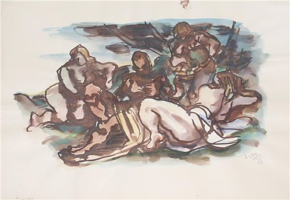 Mythologische Szene by Richard Ziegler