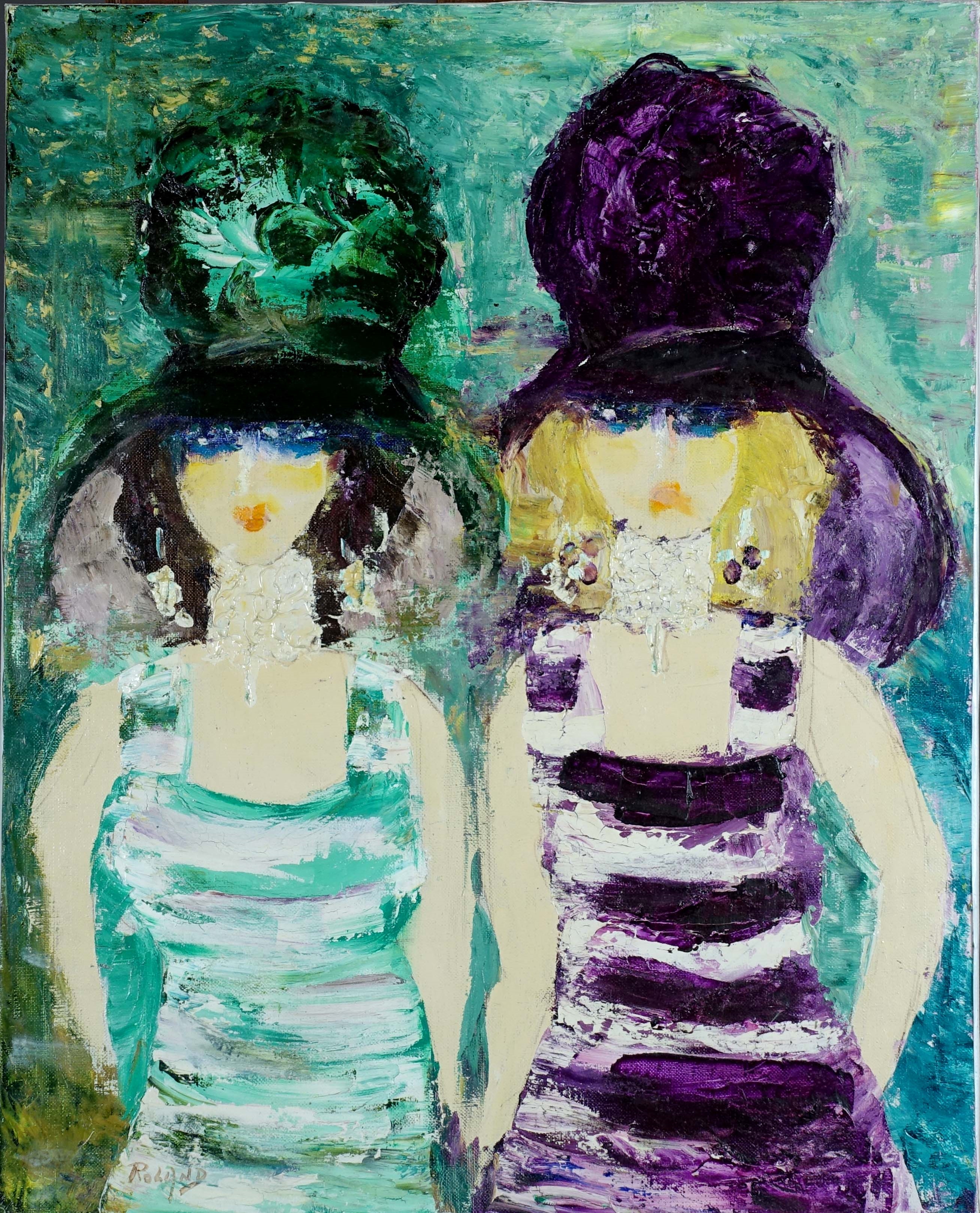 Henry Roland | Elégantes aux chapeaux | MutualArt