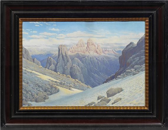 Drei Zinnen in den Dolomiten by Rudolf Reschreiter