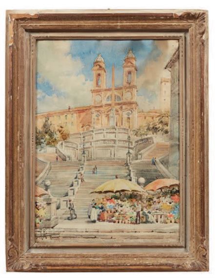 Roberto Raimondi | Trinità dei Monti in Rome | MutualArt