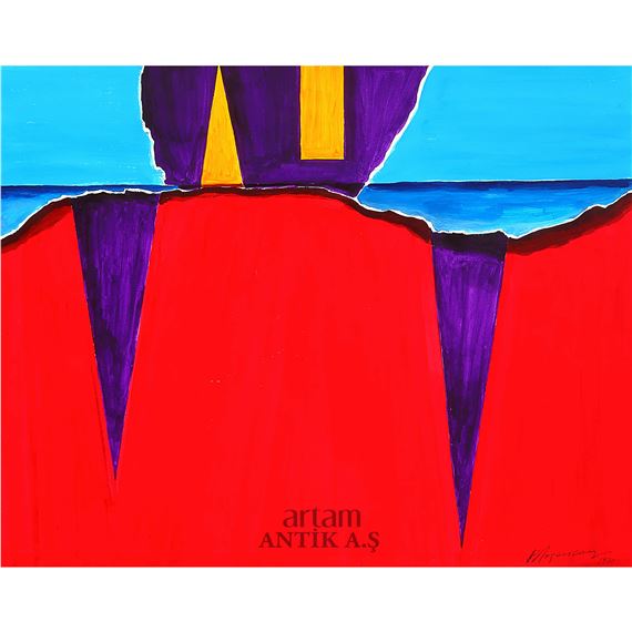 Killer Blades by Burhan Doğançay, 1970