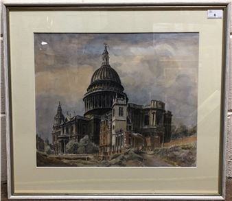 Capriccio of St Paul's, London - Francis Ives Naylor