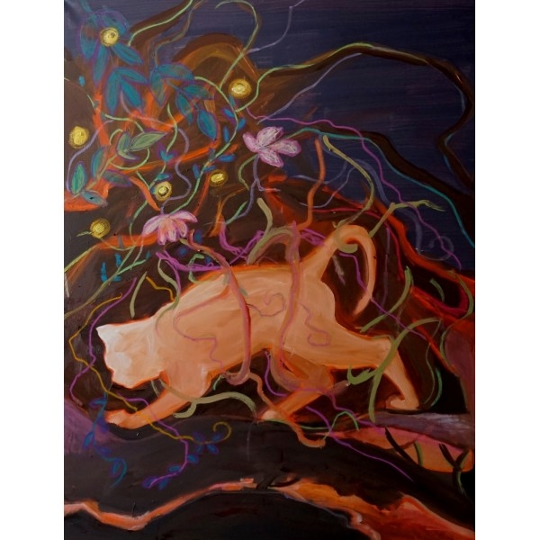 Artwork by Zuzanna Solarska, KOT, Made of own technique / canvas