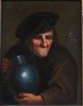 Portrait of Man with Jug by Adriaen van Ostade, Flemish School, 17th Century